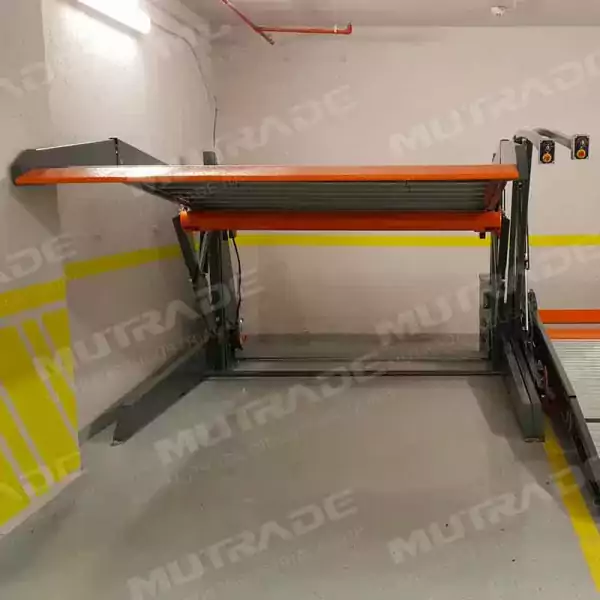 מכפיל חנייה Two level Low Ceiling Garage Tilt Car Parking Lift TPTP-2